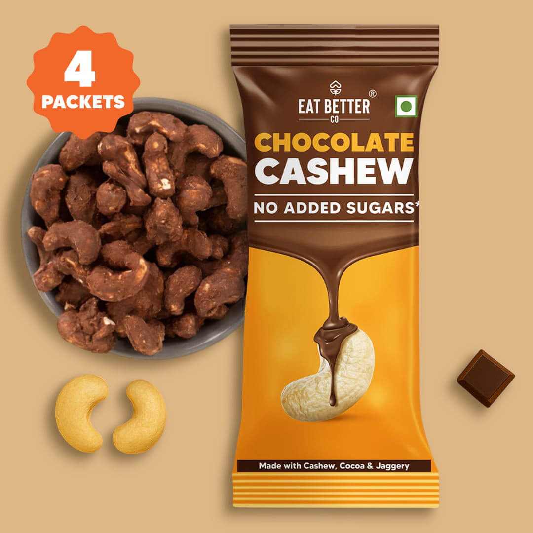 Chocolate Coated Cashews  - Pack of 4 - 160 grams