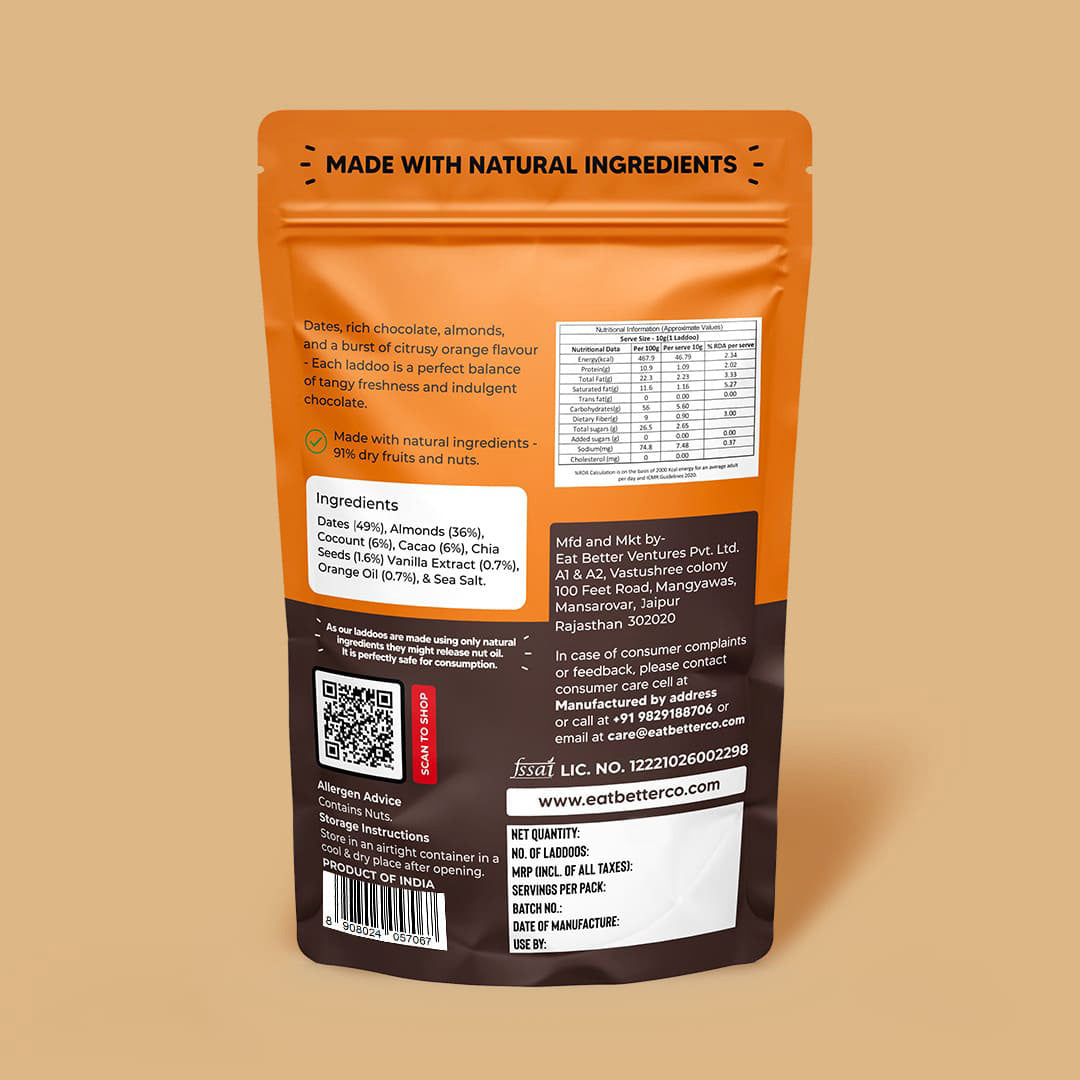 Orange Chocolate Laddoos - Value Pack