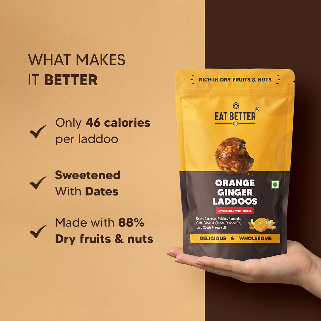 Orange Ginger Laddoos - Value Pack