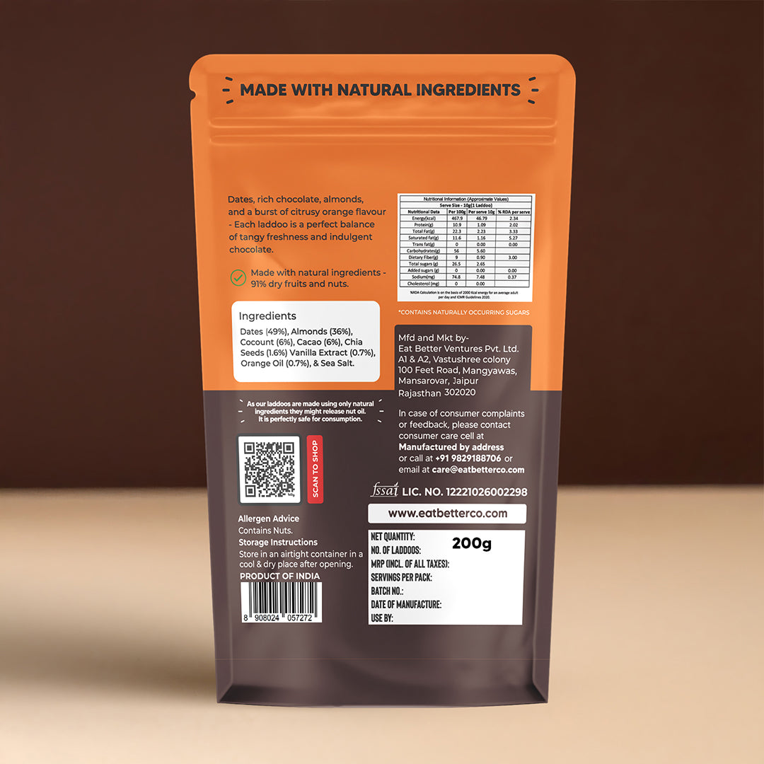 Orange Chocolate Laddoos - Value Pack