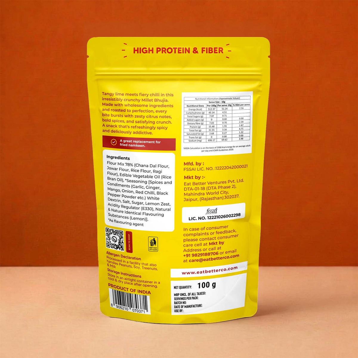 Protien Bhujia - Chilli Lime