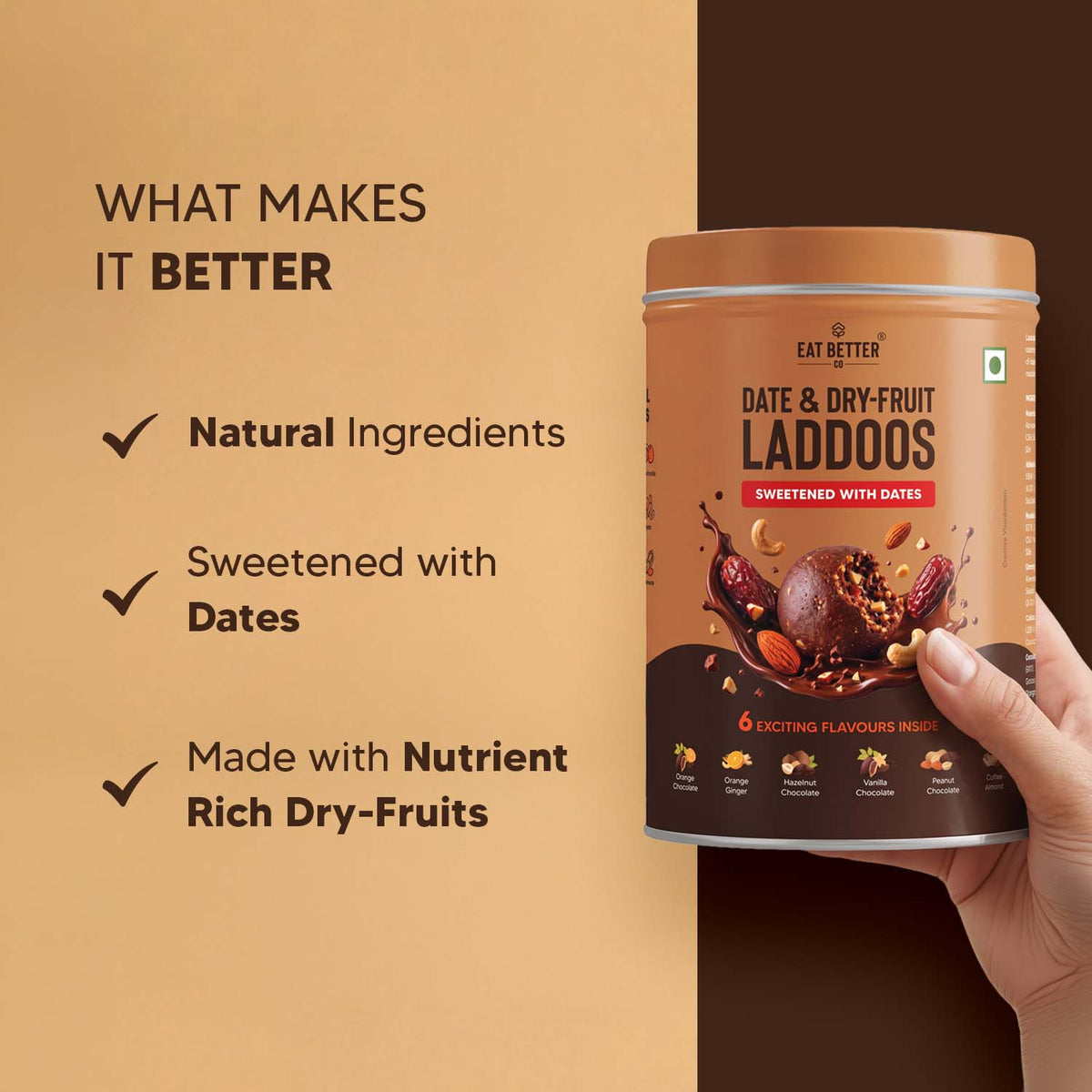 Assorted Laddoo Box - Round Tin