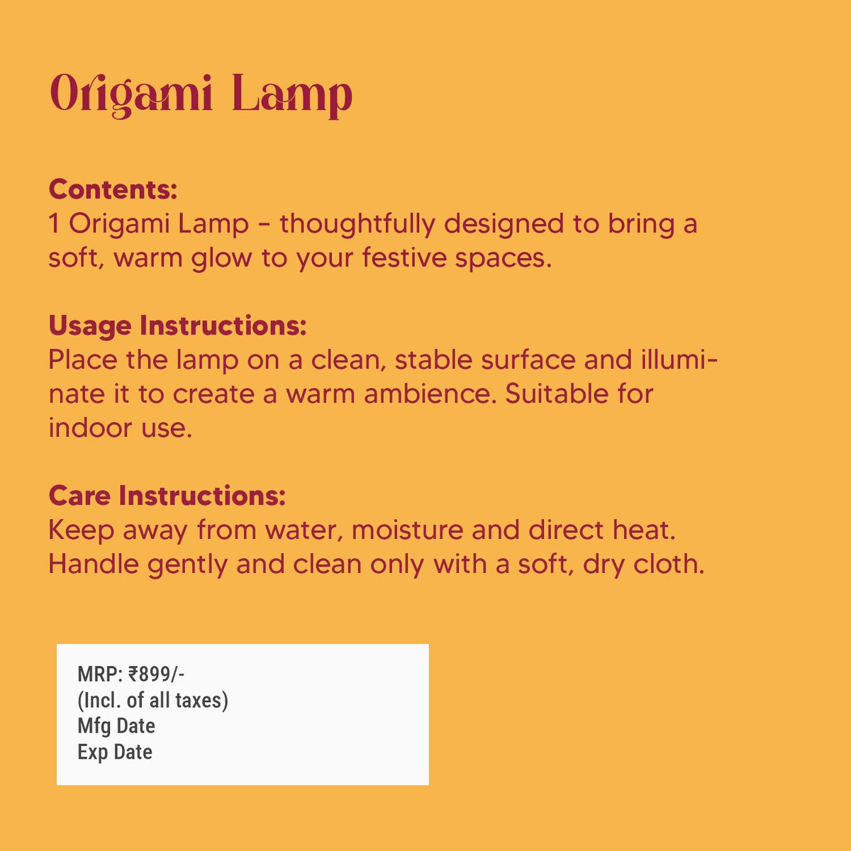 Origami Lamp
