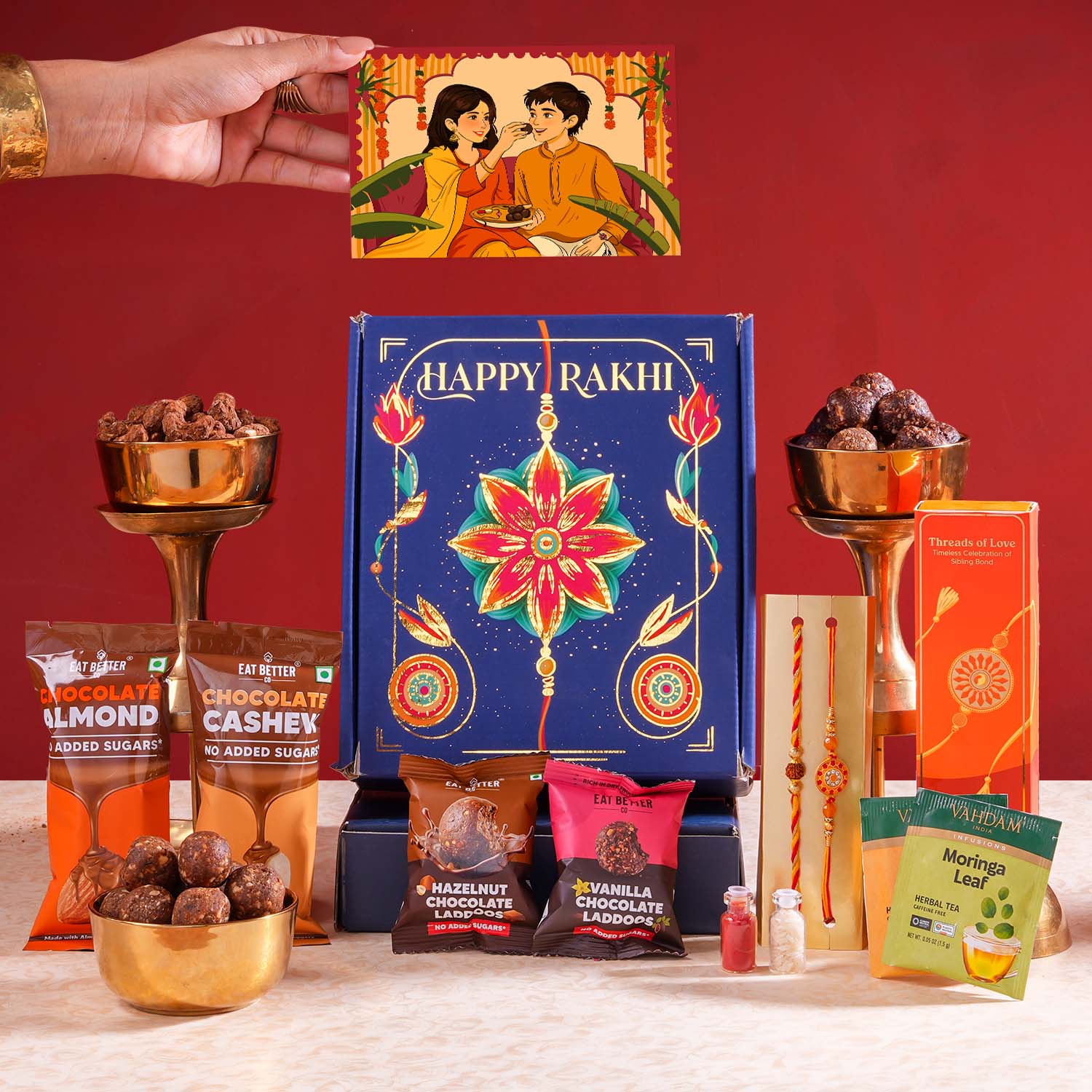 Bandhan - 10 Item Rakhi Gift Hamper