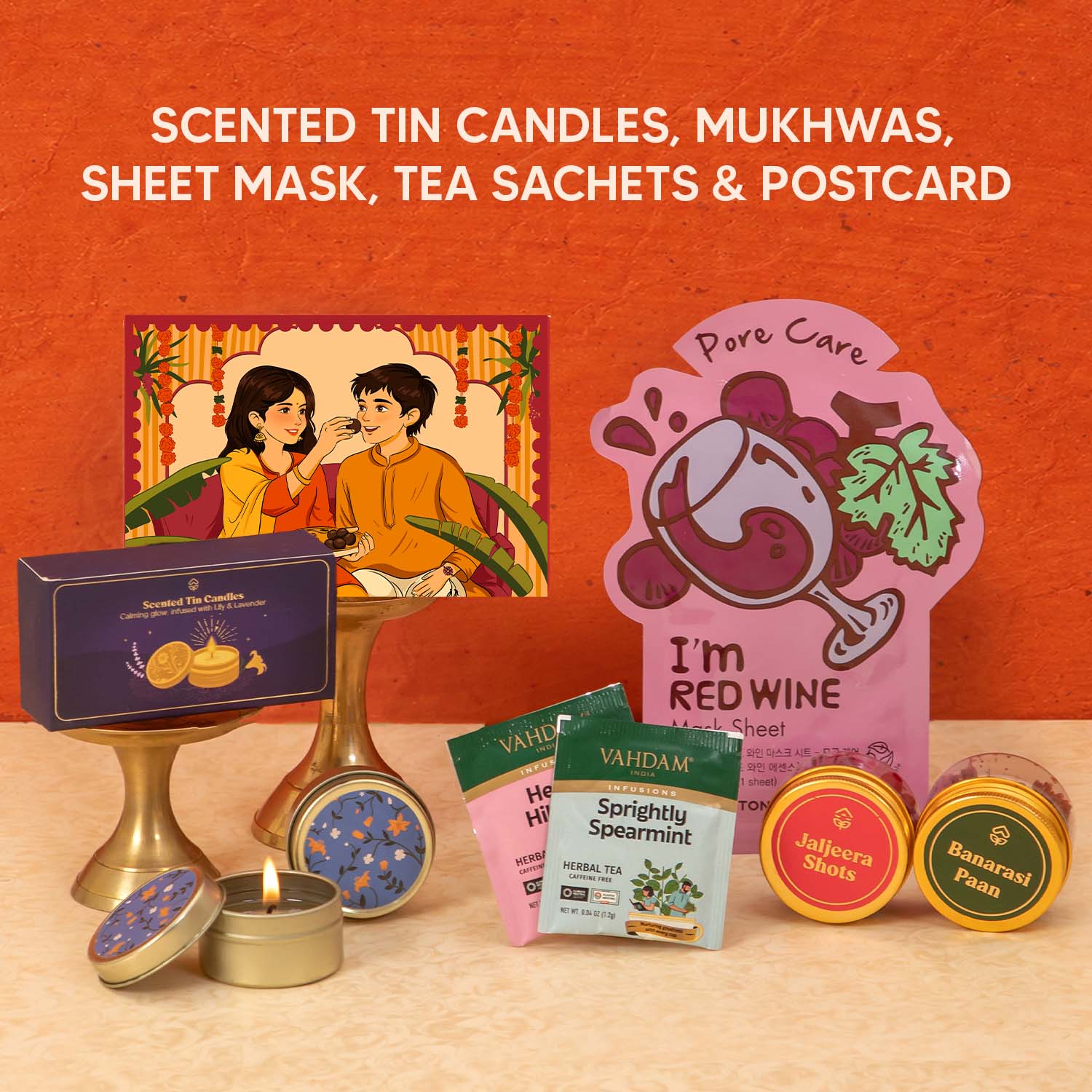 Nazar Na Lage - 17 Item Rakhi Gift Hamper for Bhaiya Bhabhi