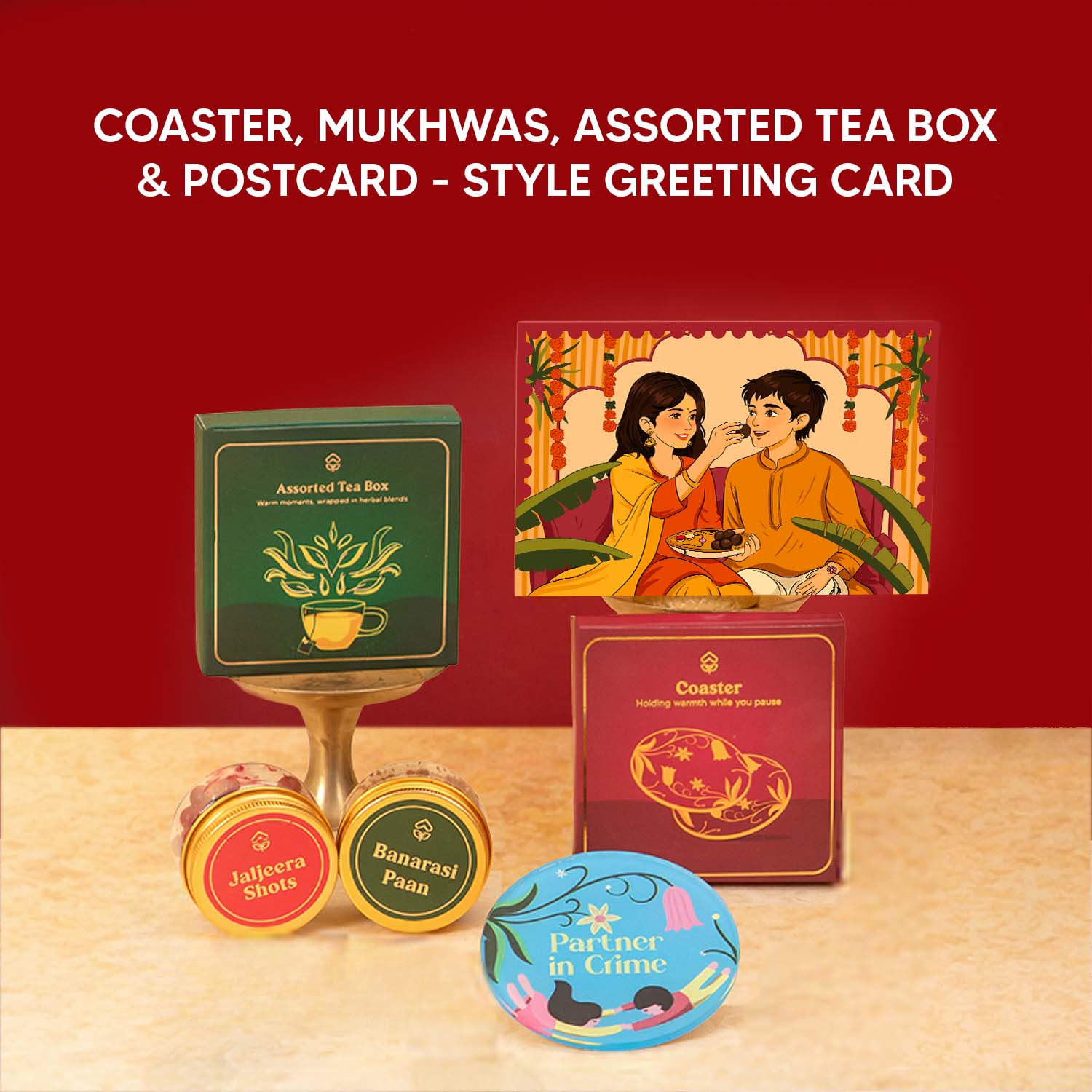 Mayur - 12 Item Rakhi Gift Hamper for Brother