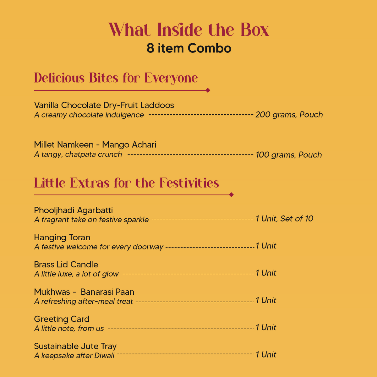 Vasudha Jute-Tray Diwali Gift Hamper
