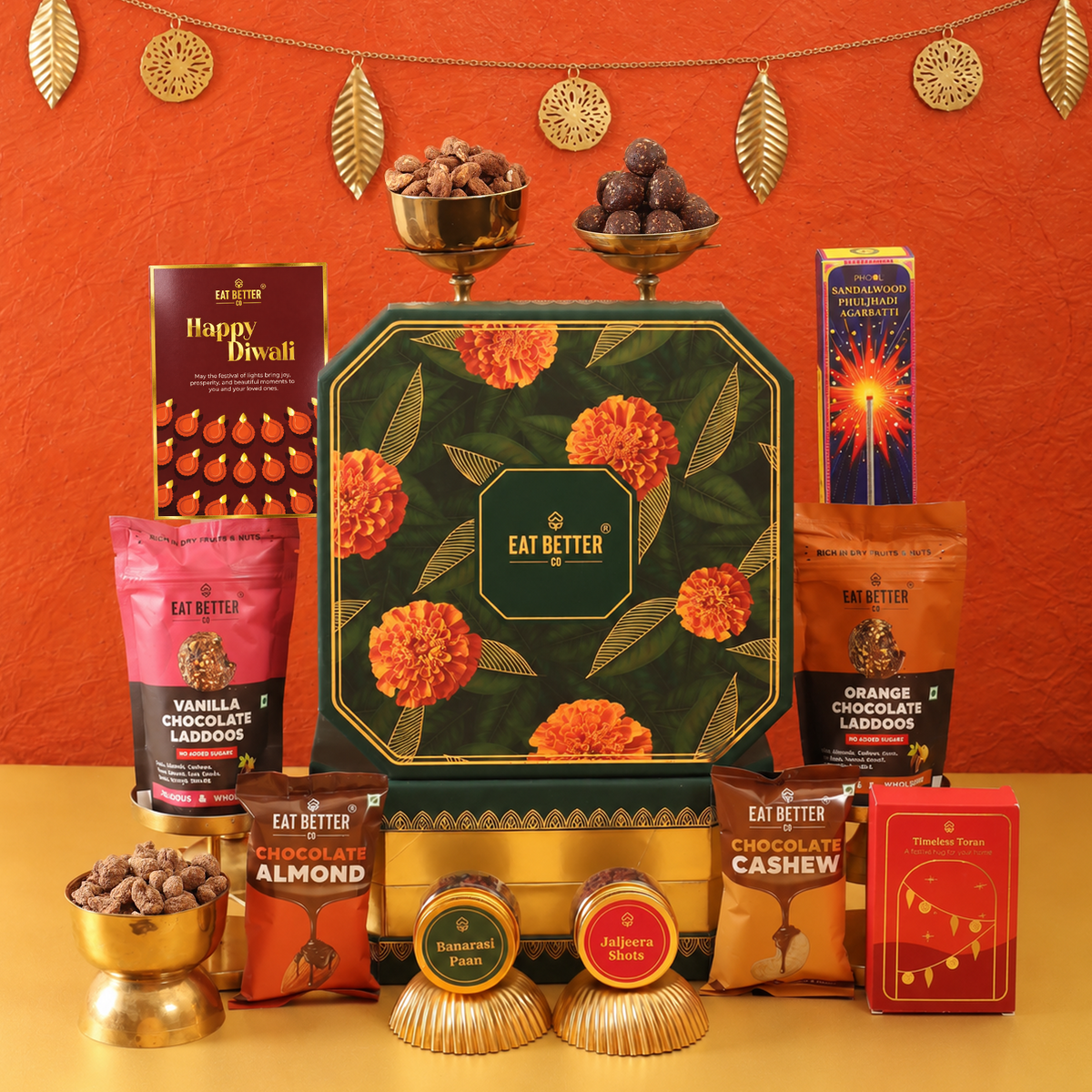 Marigold Hexagon Diwali Gift Hamper