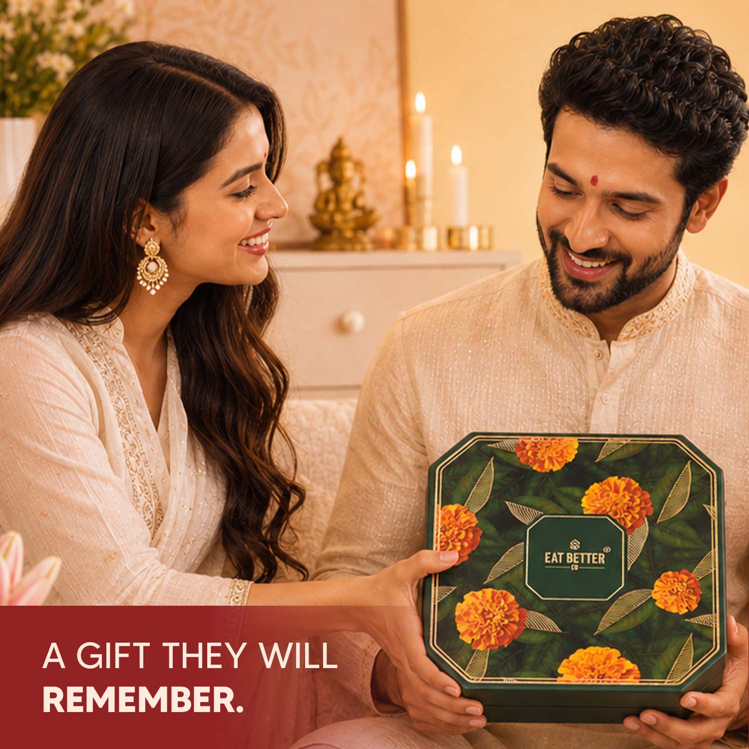 Marigold - 7 Item Rakhi Gift Hamper for Brother