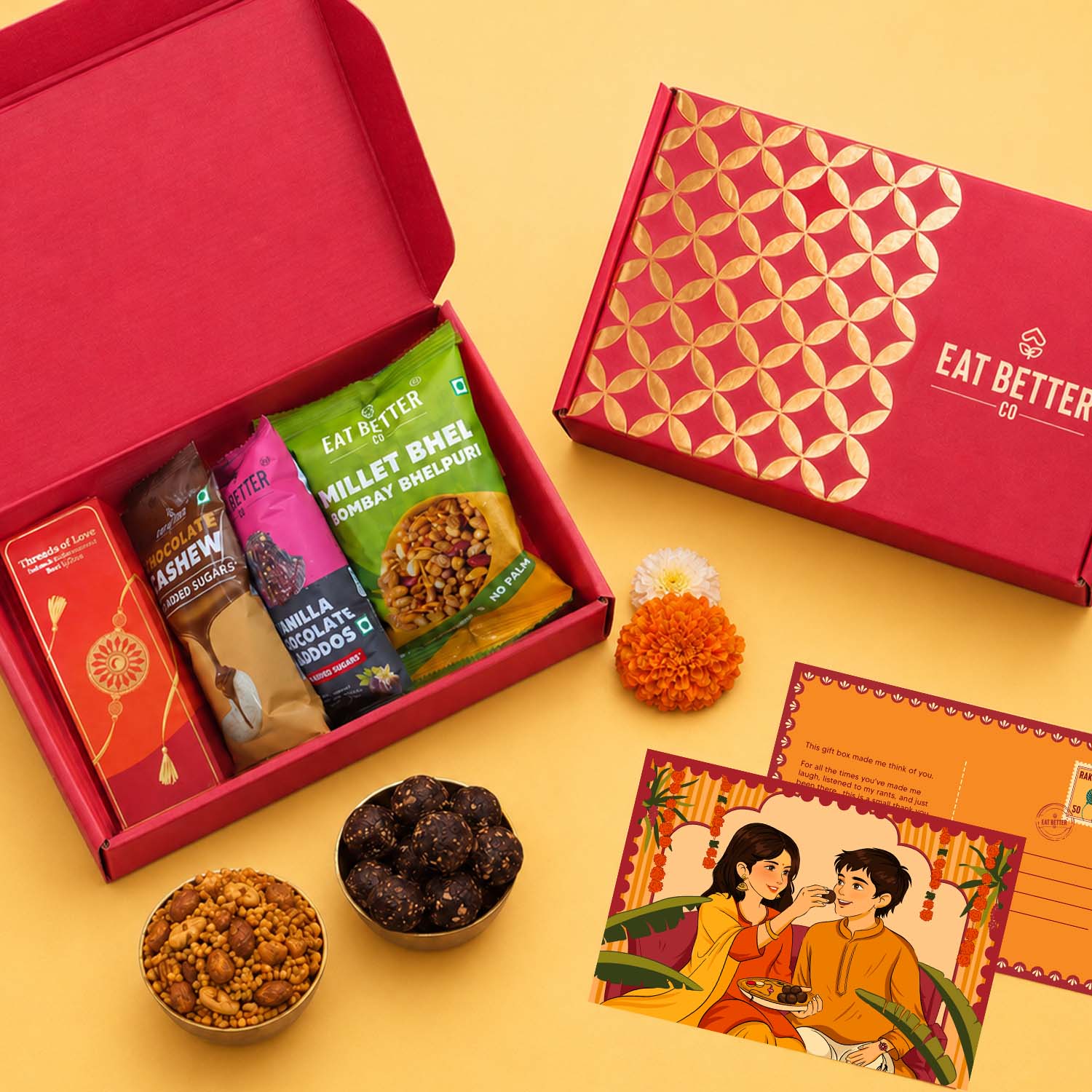 Anmol - 9 Items Rakhi Gift Hamper