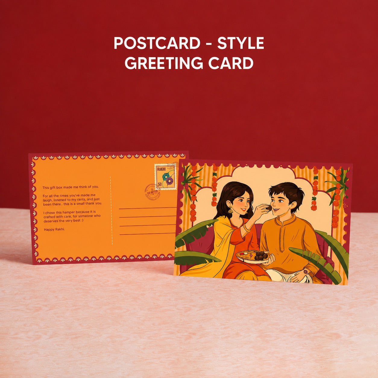 Marigold - 7 Item Rakhi Gift Hamper for Brother