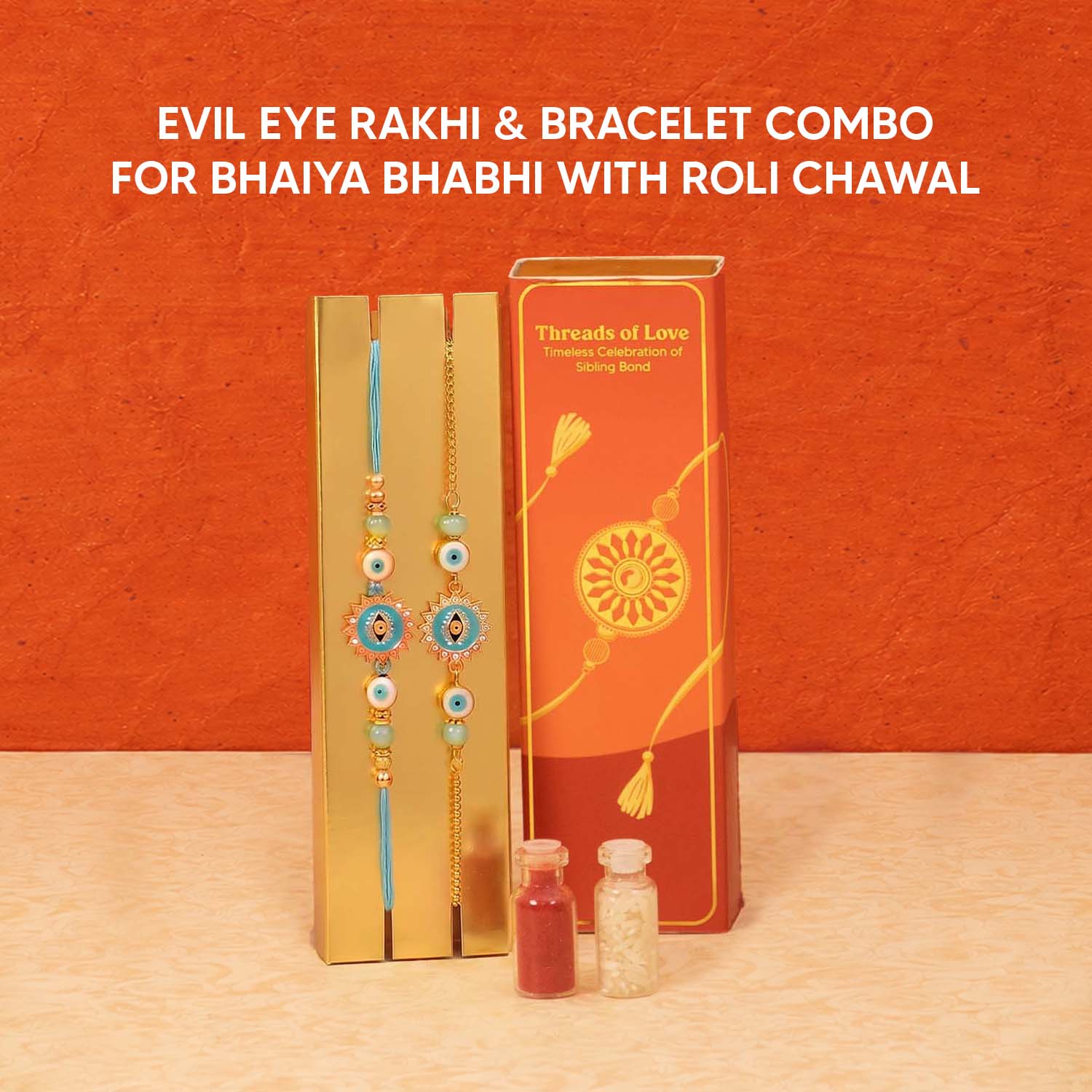 Marigold - 16 Item Rakhi Gift Hamper for Bhaiya Bhabhi