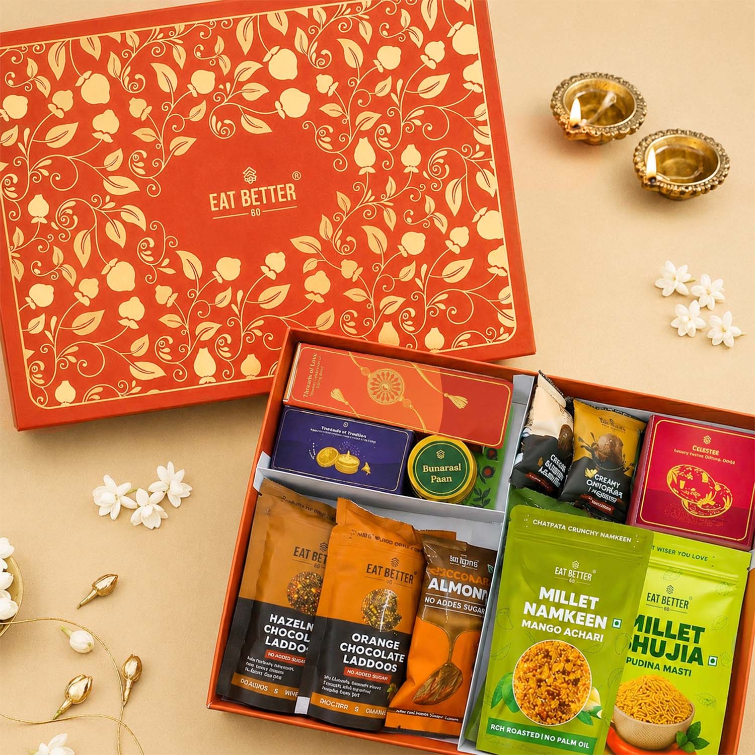 Tyohaar - 18 Item Rakhi Gift Hamper for Brother