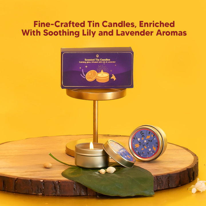 Scented Tin Candles (Set of 2)