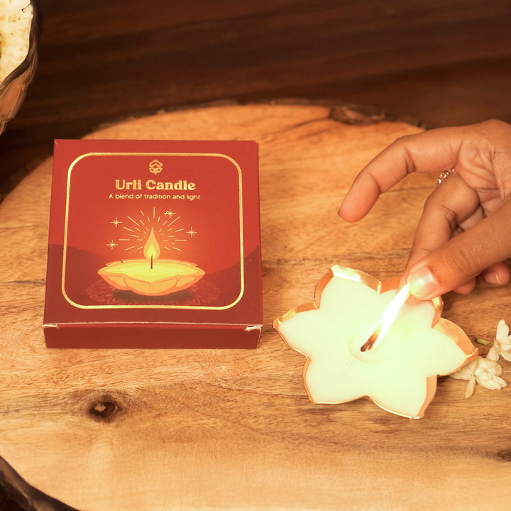 Lotus Urli Candle
