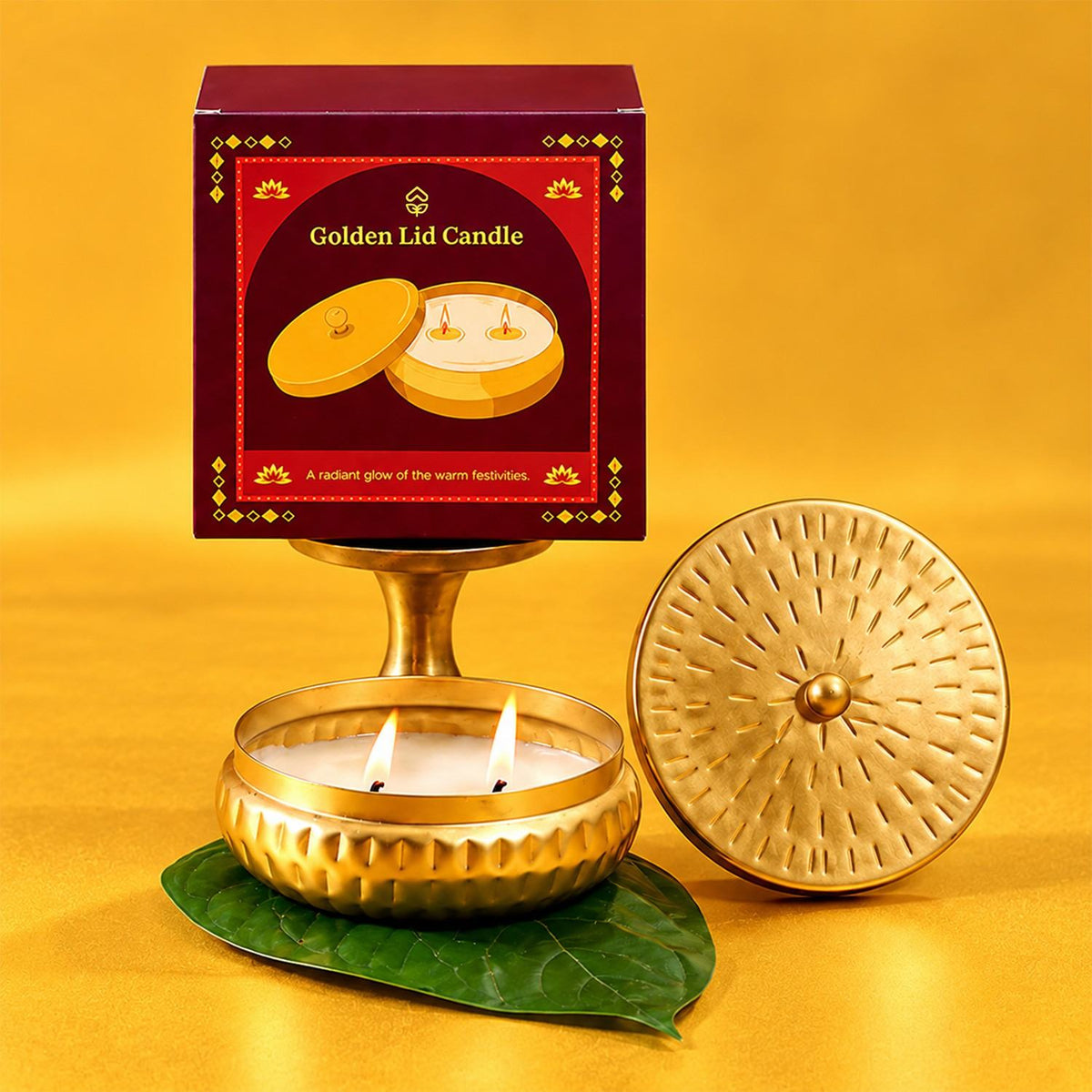Golden Lid Candle
