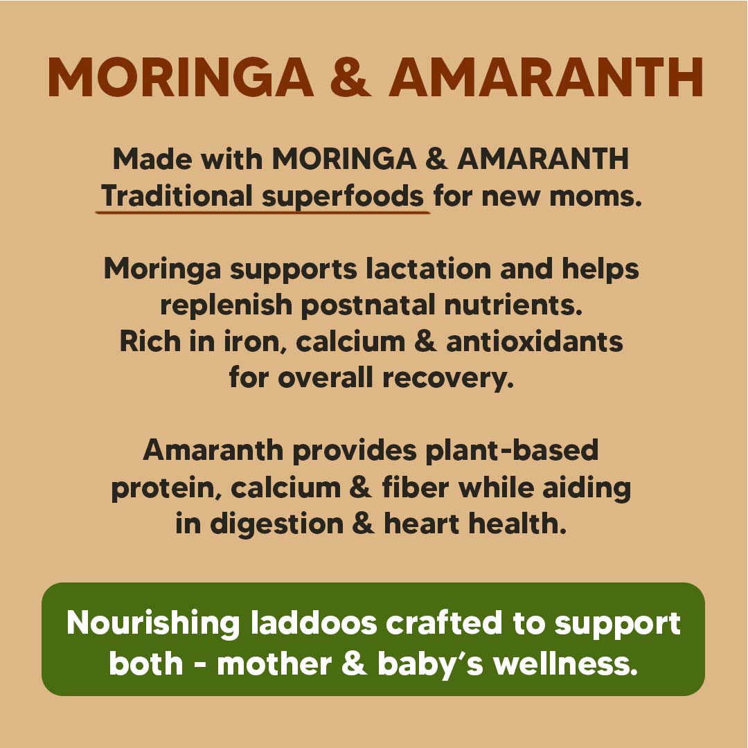 Lactation Laddoos - Moringa & Amaranth