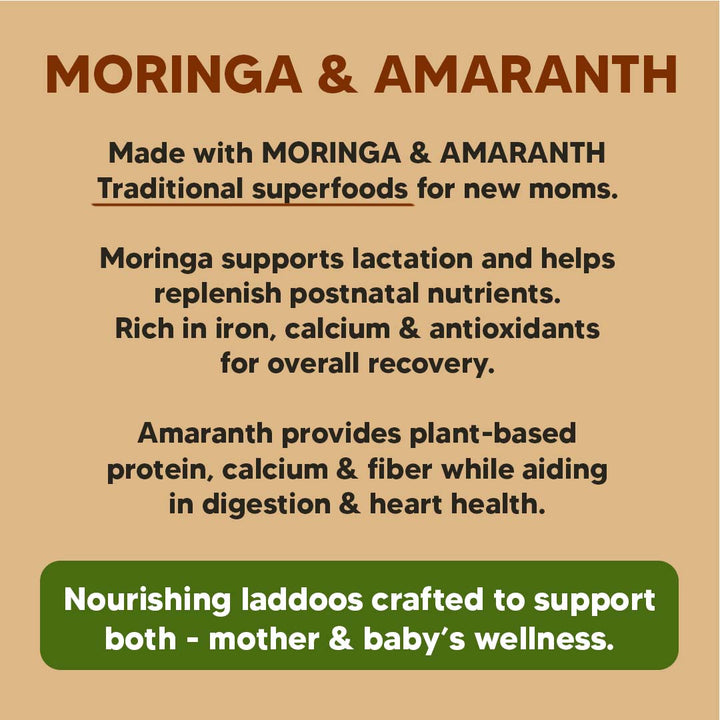 Lactation Laddoos - Moringa & Amaranth