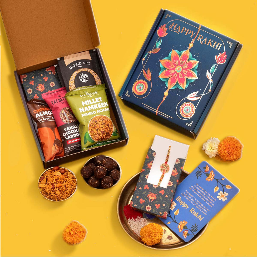 Bandhan Rakhi Gift Hamper for Brother - 8-Item Combo