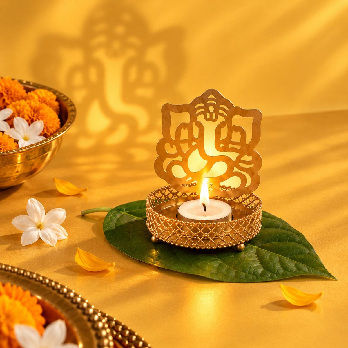 Ganesh Shadow Diya
