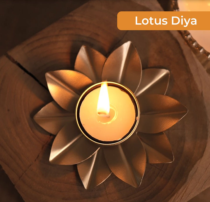 Lotus Gift Hamper - 7 Item Gift Set for Diwali
