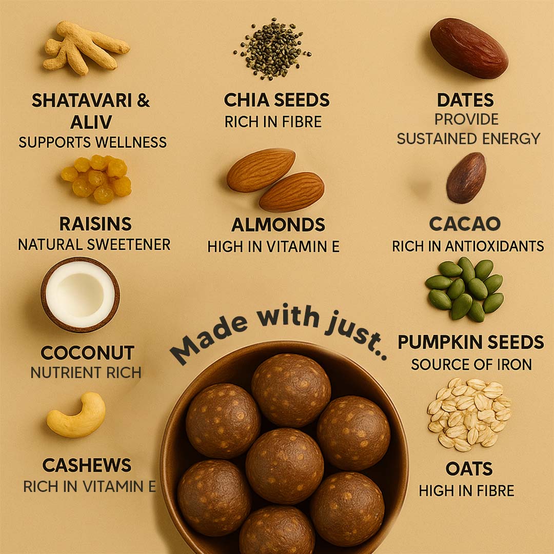 Lactation Laddoos - Aliv & Shatavari