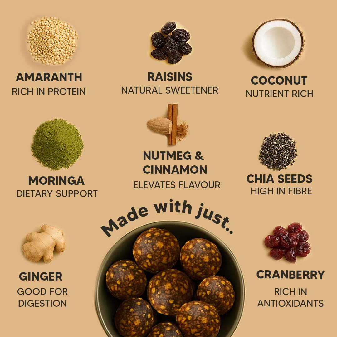 Lactation Laddoos - Moringa & Amaranth