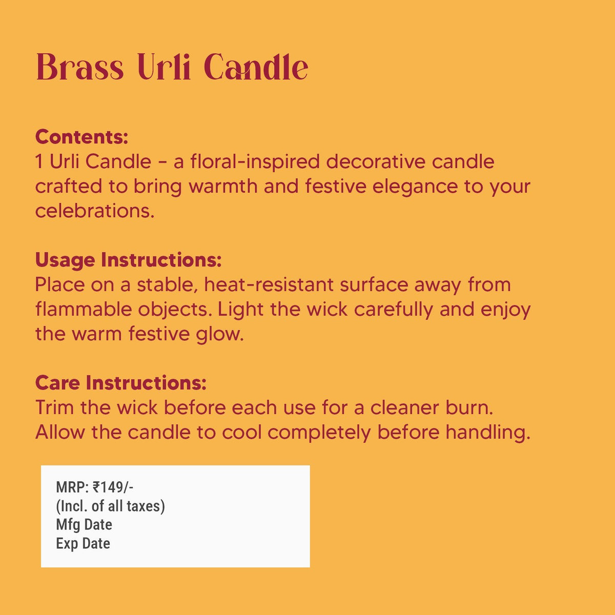 Urli Candle