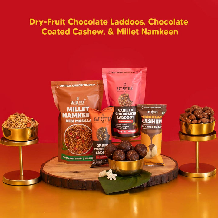 Eternal Jute Tray Diwali Hamper - 11 Item Combo