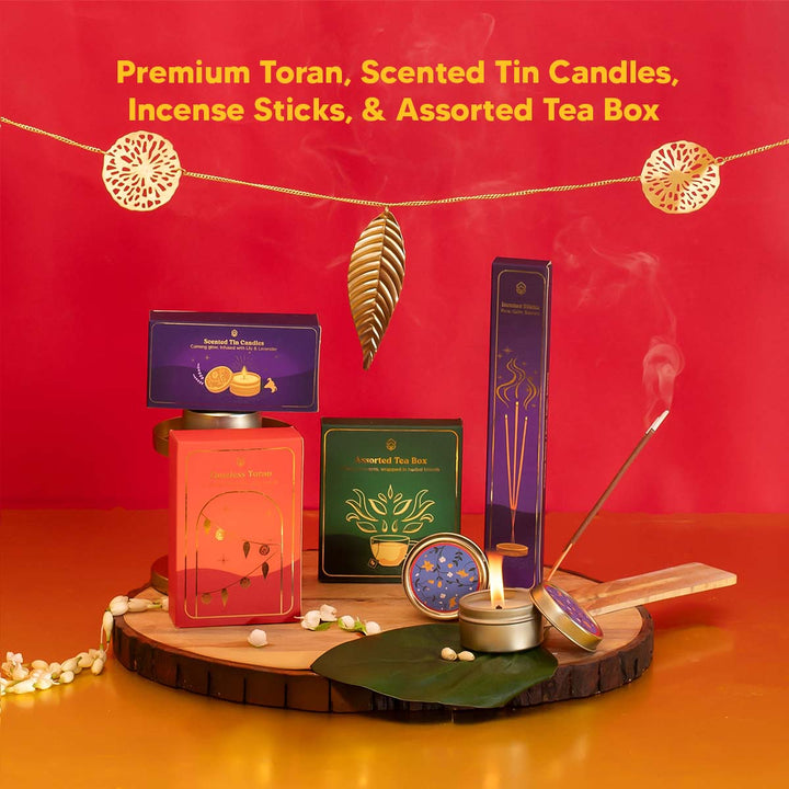 Eternal Jute Tray Diwali Hamper - 11 Item Combo