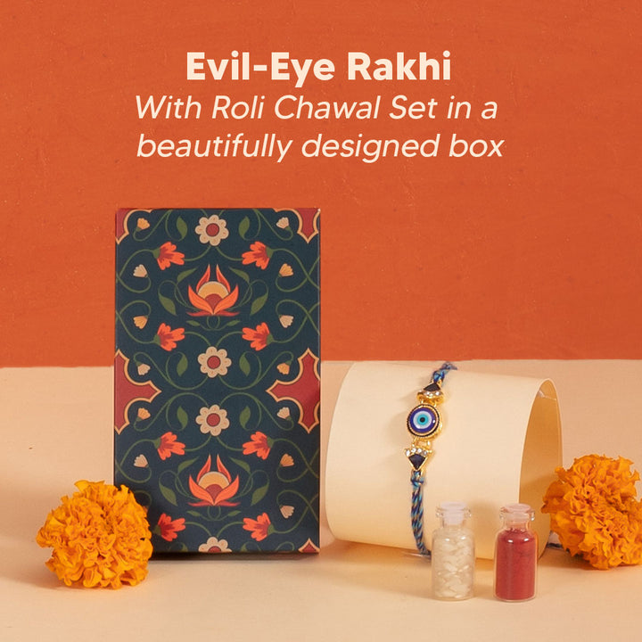 Jumbo Rakhi Gift Hamper for Brother with 9-Items Combo