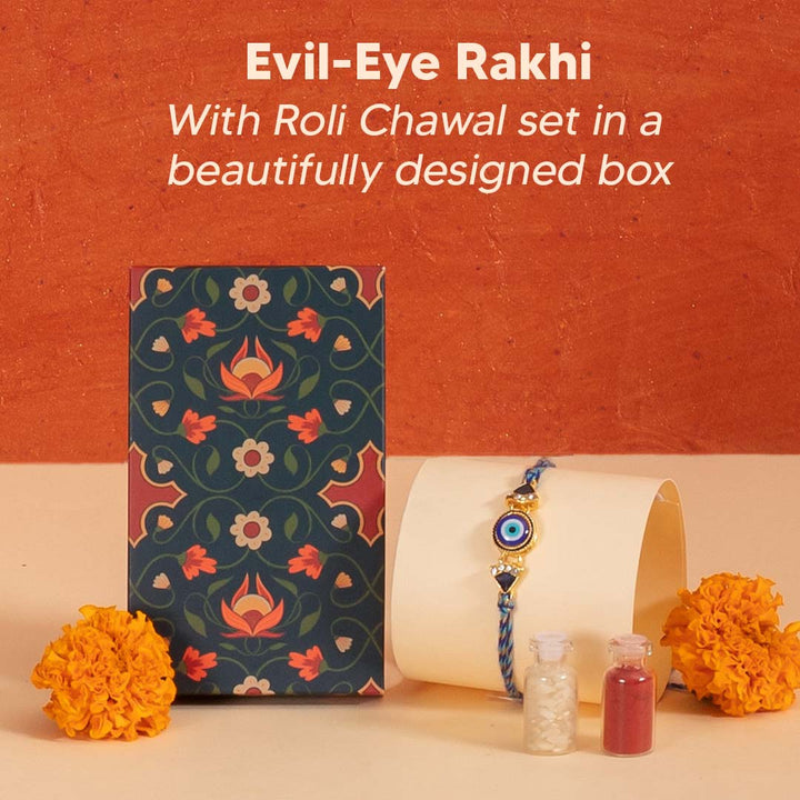 Sneh - Jumbo Rakhi Gift Hamper for Brother - 10-Item Combo