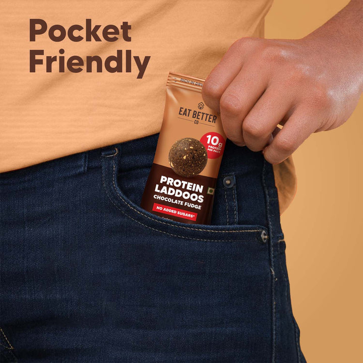 Chocolate Fudge - Protein Laddoos | 5 Packets - 220 g