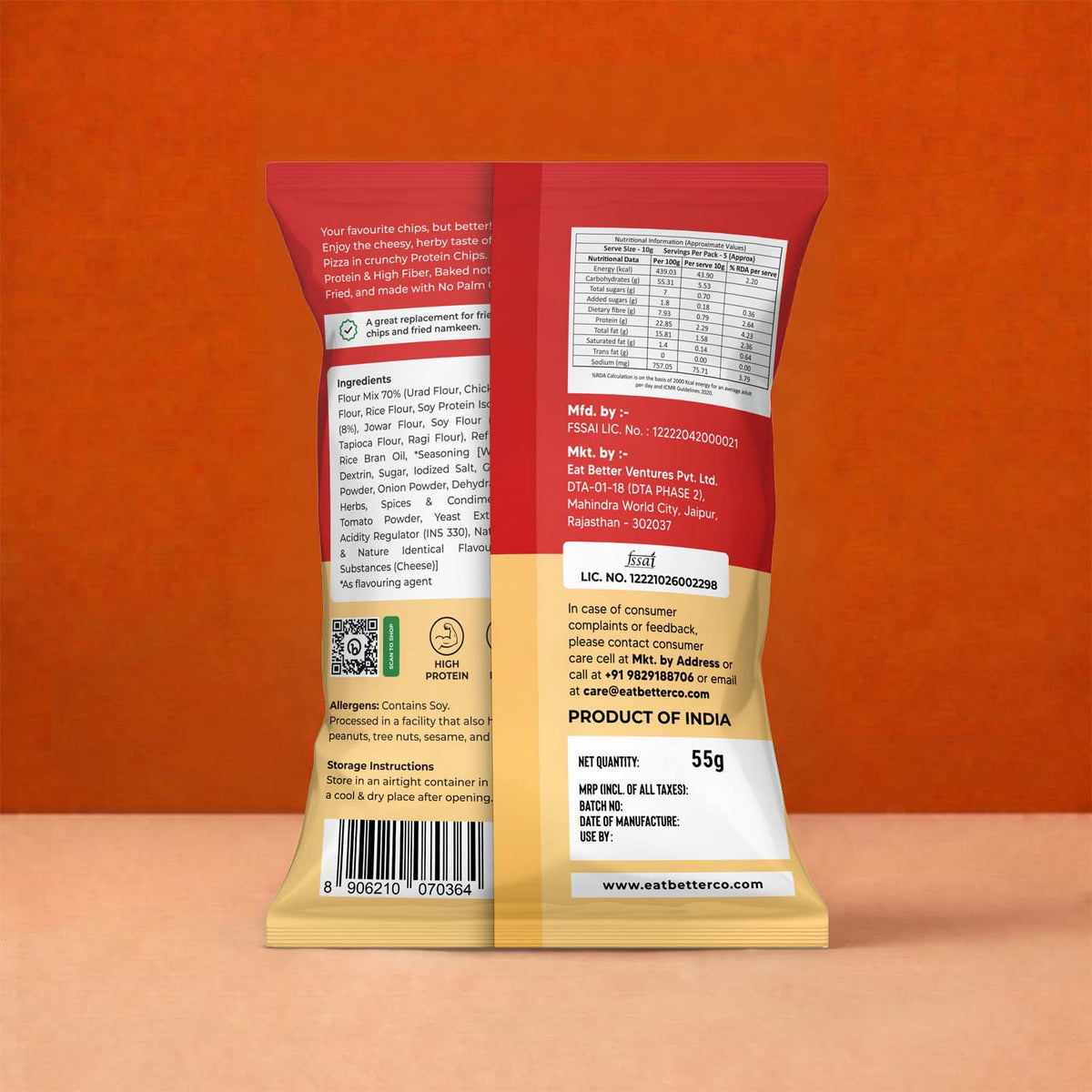 Protien Chips - Pizza Party