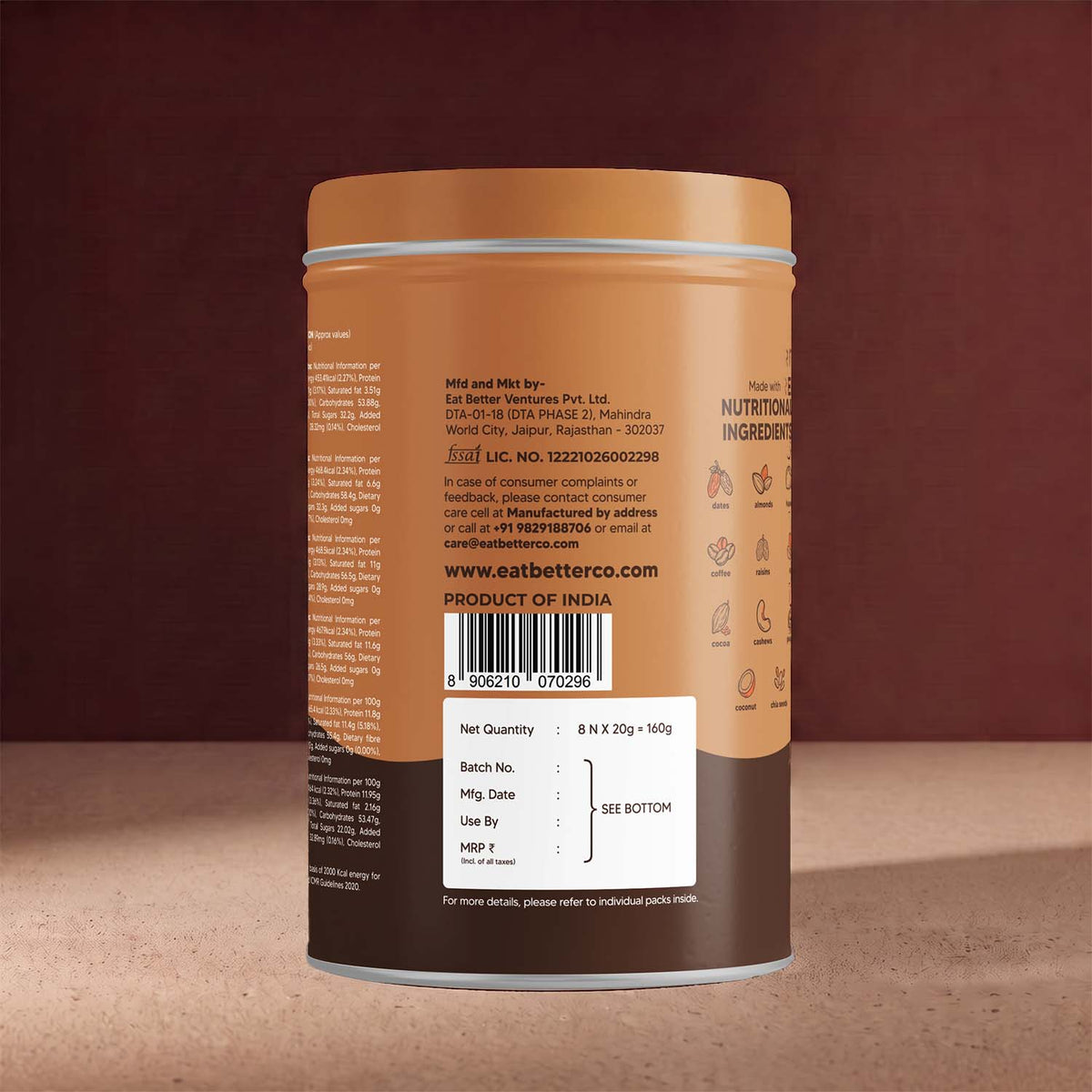 Assorted Laddoo Box - Round Tin