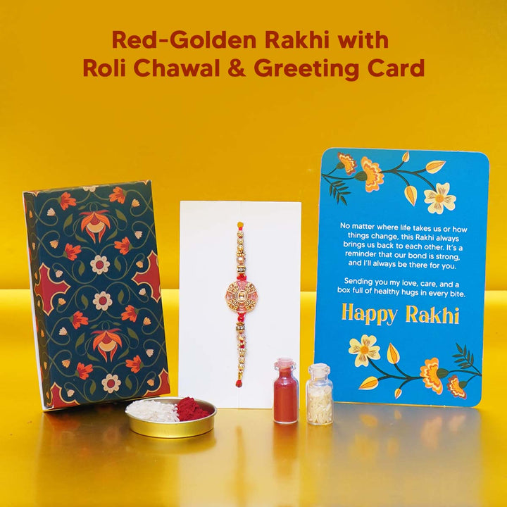 Anmol - Rakhi Gift Hamper for Brother - 7-Item Combo