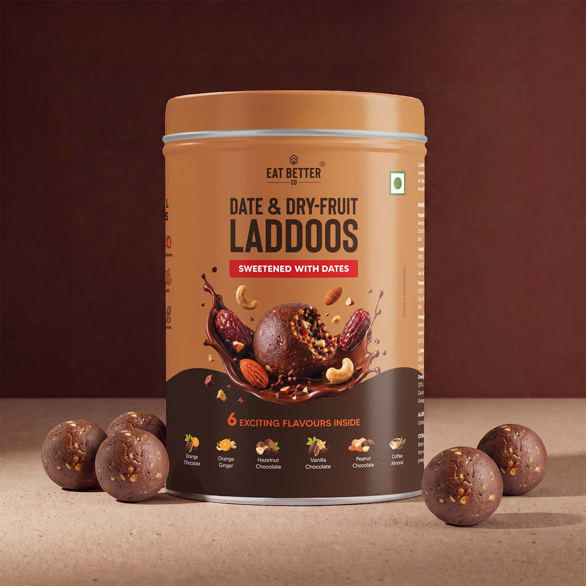 Assorted Laddoo Box - Round Tin