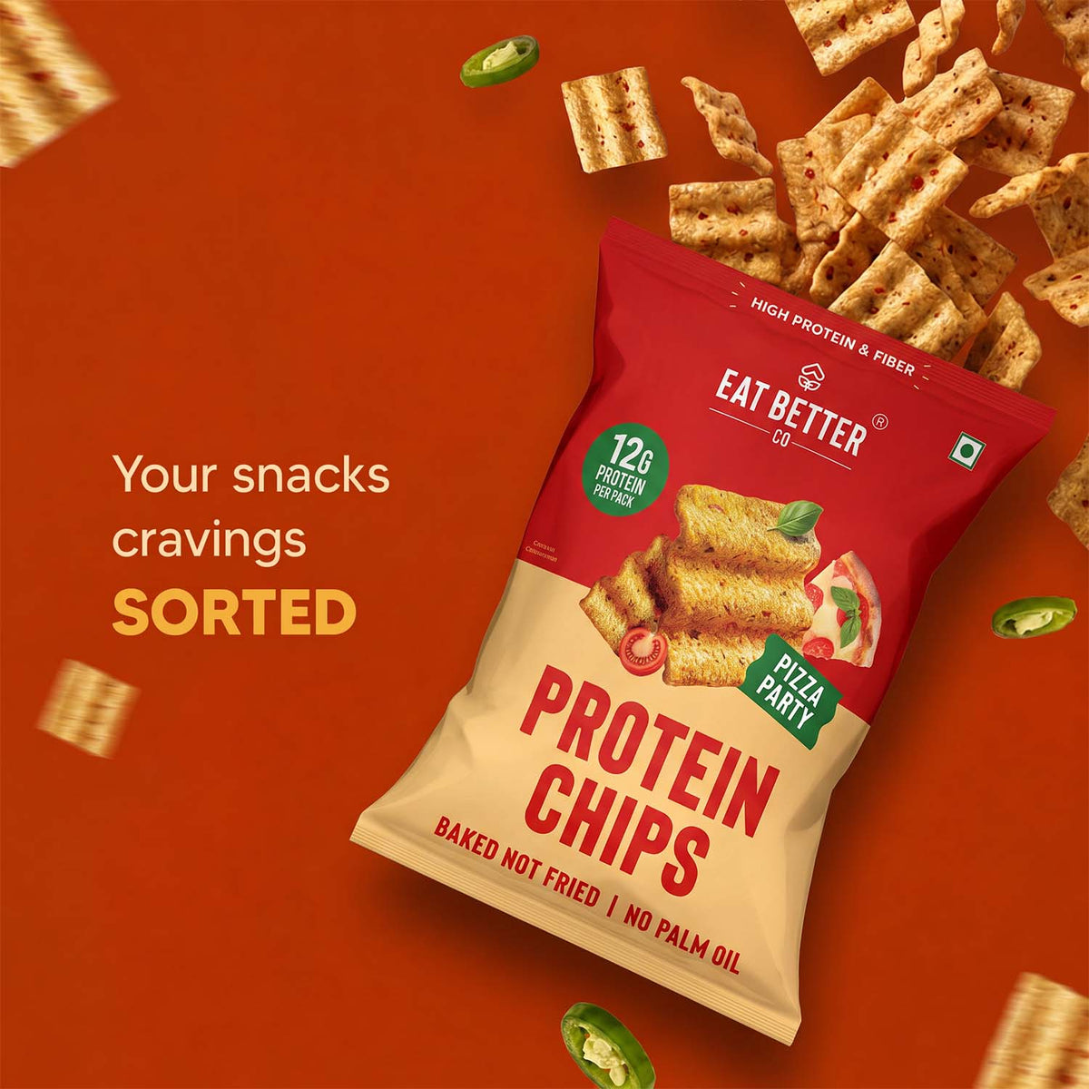 Protien Chips - Pizza Party