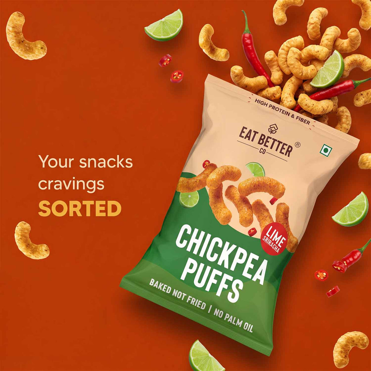 Chickpea Puffs - Lime Sriracha