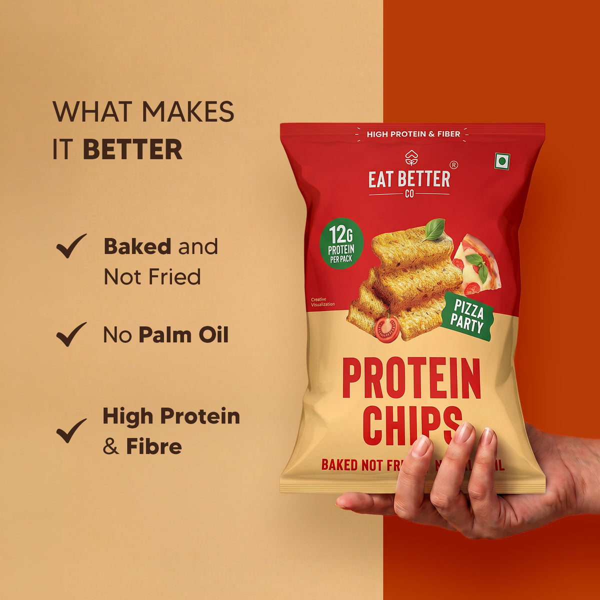 Protien Chips - Pizza Party