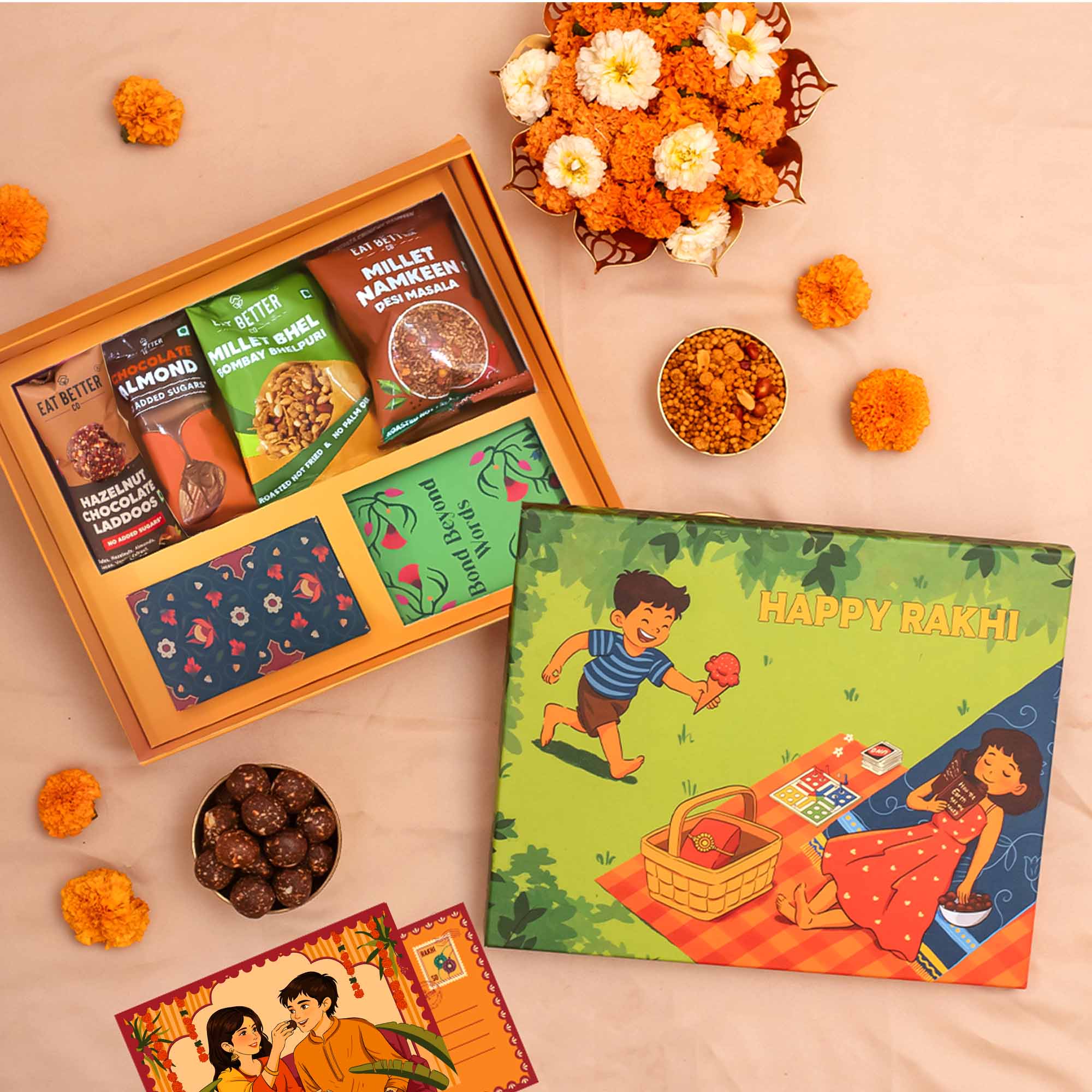 Bachpan - 9 Item Rakhi Gift Hamper
