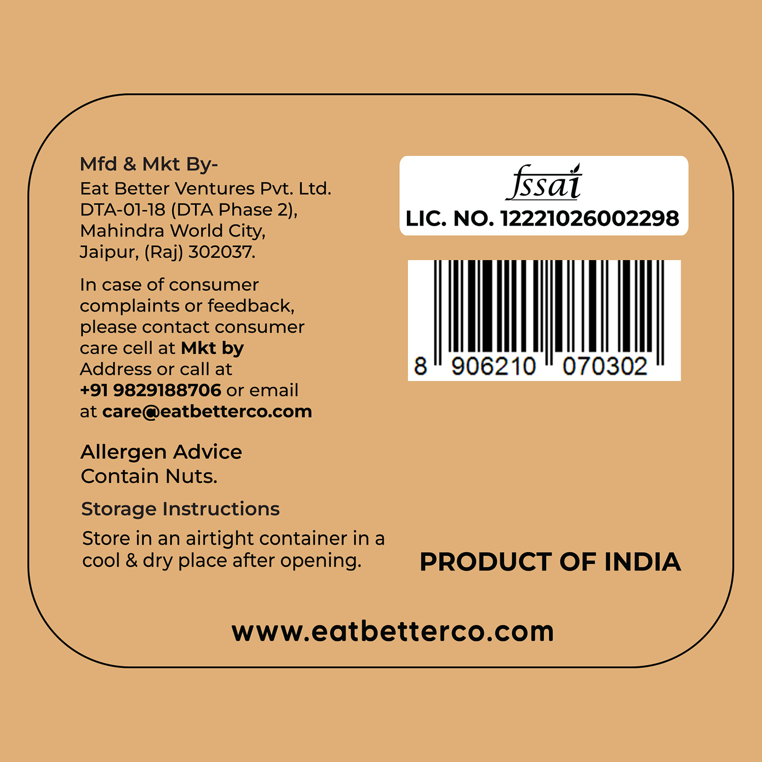 Eat Better - 9 Item Rakhi Gift Hamper