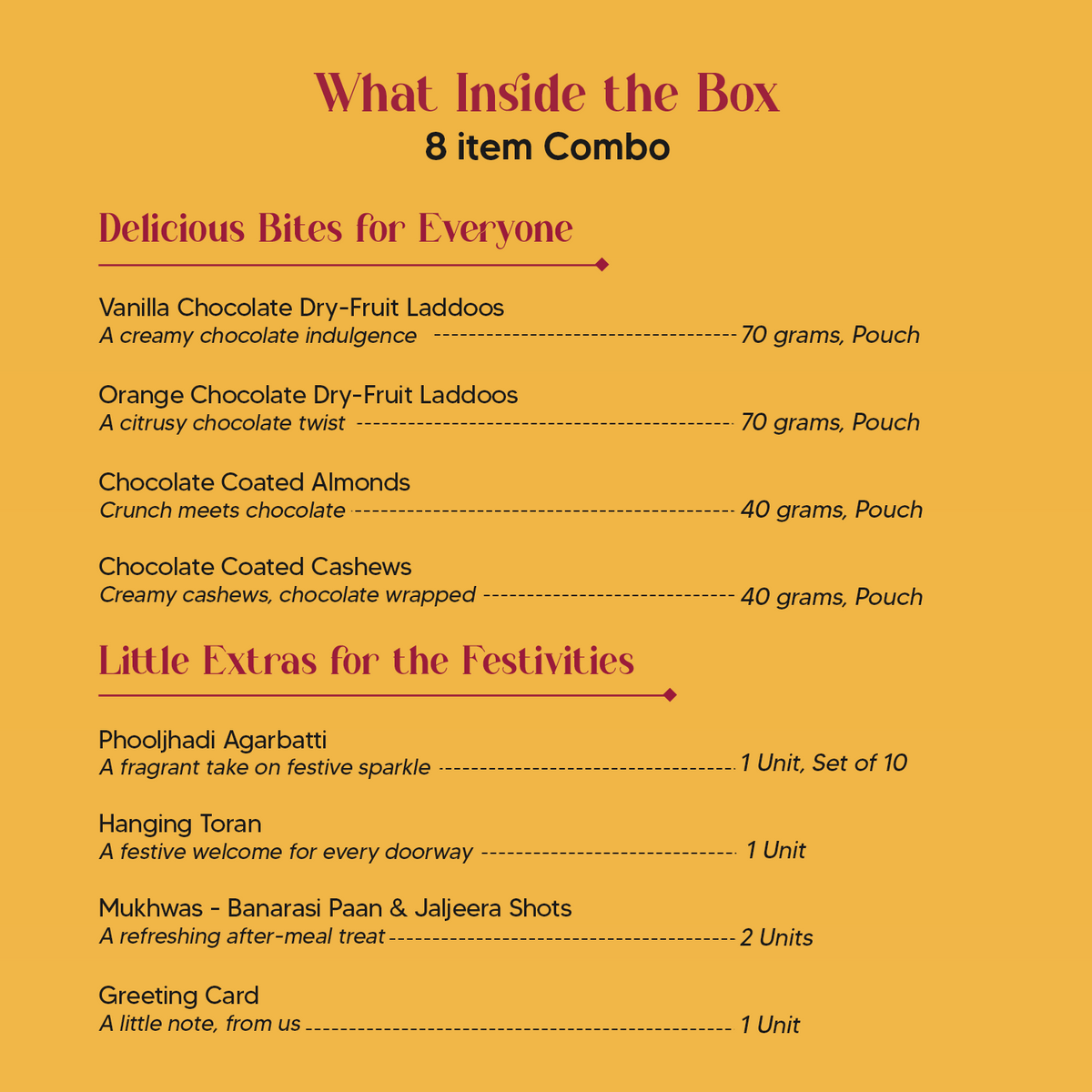 Marigold Hexagon Diwali Gift Hamper