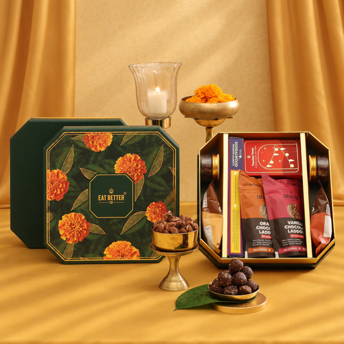 Marigold Hexagon Diwali Gift Hamper