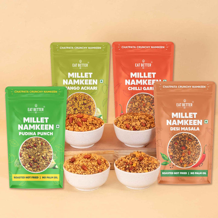 Millet Namkeen Combo - 4*100 grams