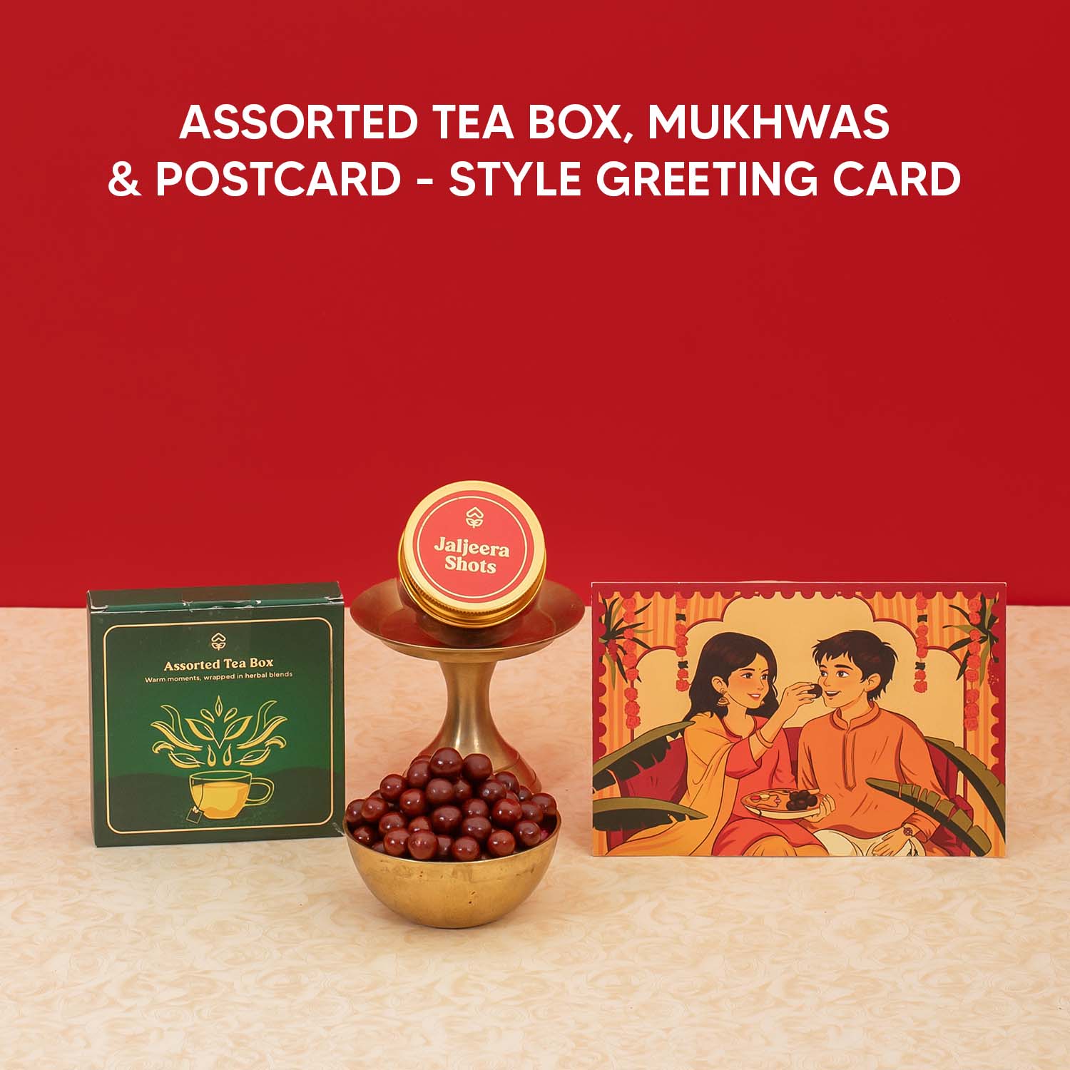 Gajraj - 10 Item Rakhi Gift Hamper For Brother