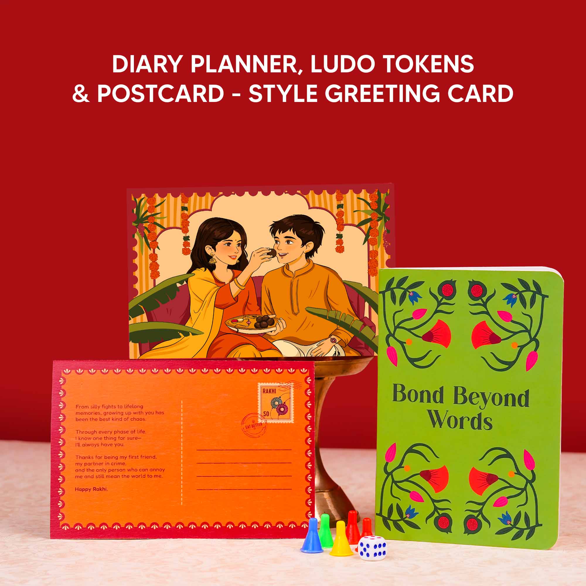 Bachpan - 9 Item Rakhi Gift Hamper