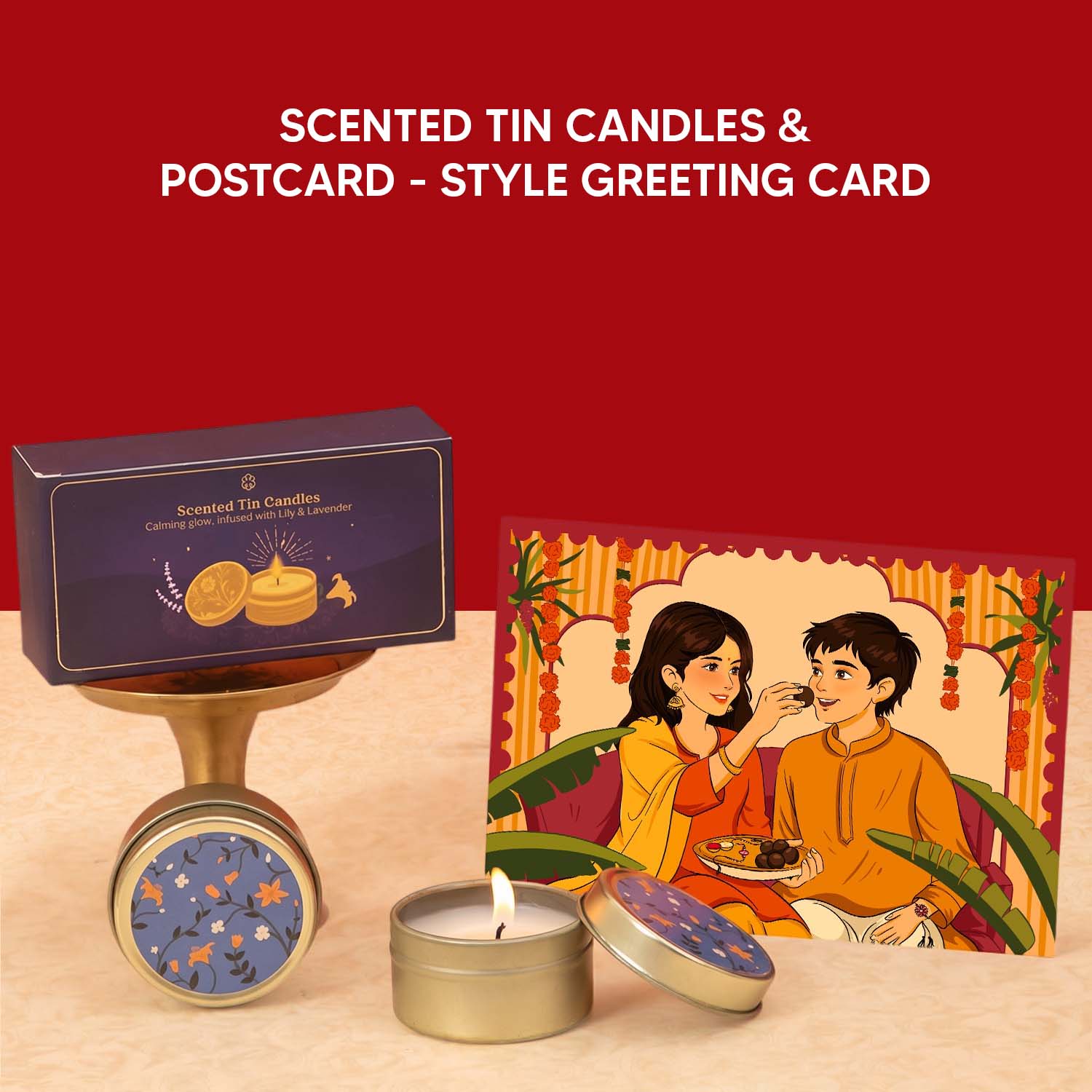 Gajraj - 12 Item Rakhi Gift Hamper for Bhaiya Bhabhi