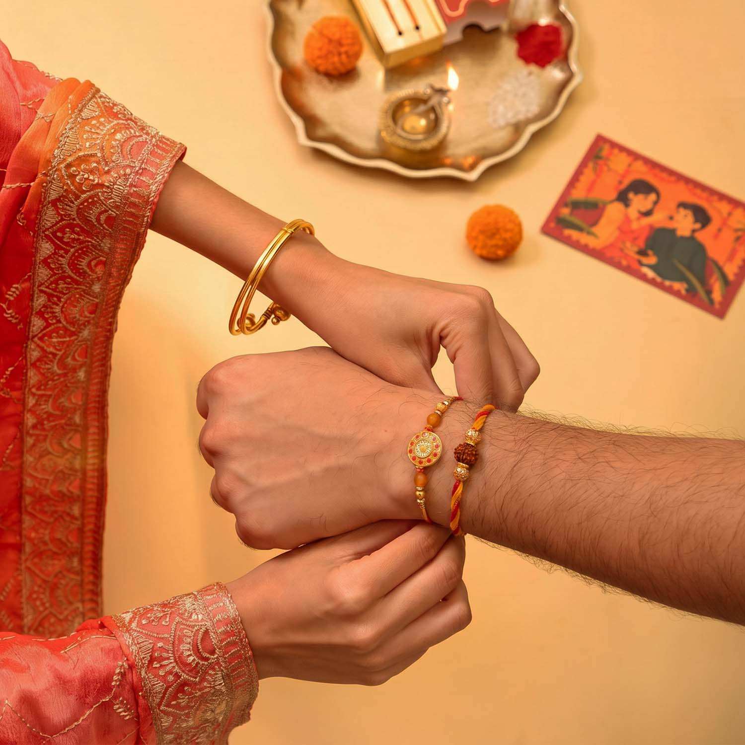 Sneh - 11 Item Rakhi Gift Hamper for Brother