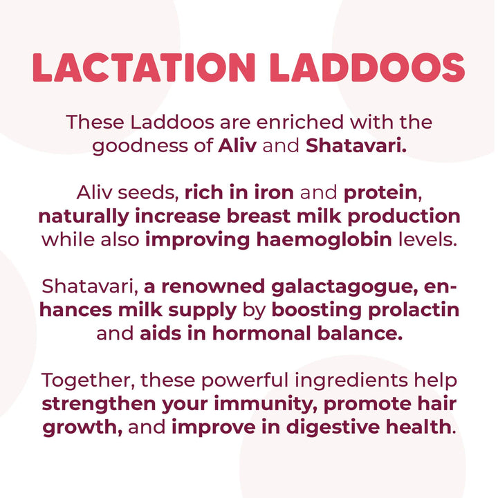 Lactation Laddoos - Aliv & Shatavari